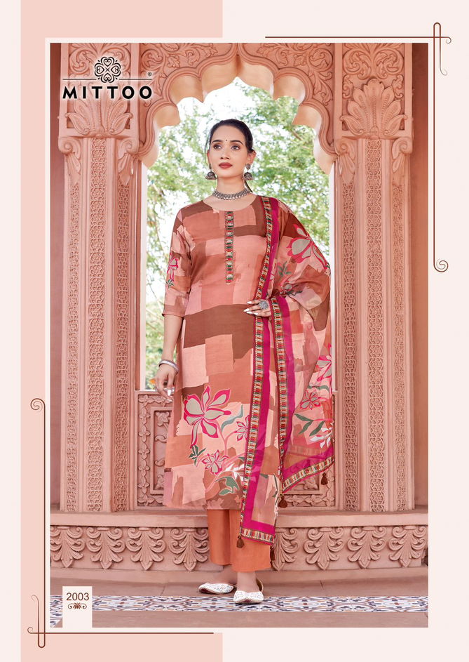 Nihaar By Mittoo Designer Printed Kurti With Bottom Dupatta Wholesale Shop In Surat
